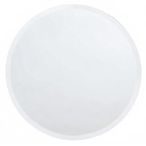 18" Round Frameless Beveled Wall Mirror Bathroom